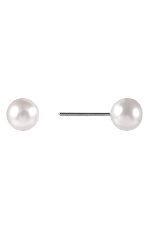Rachel Rachel Roy Faux Pearl Stud Earrings & Layered Necklace Set