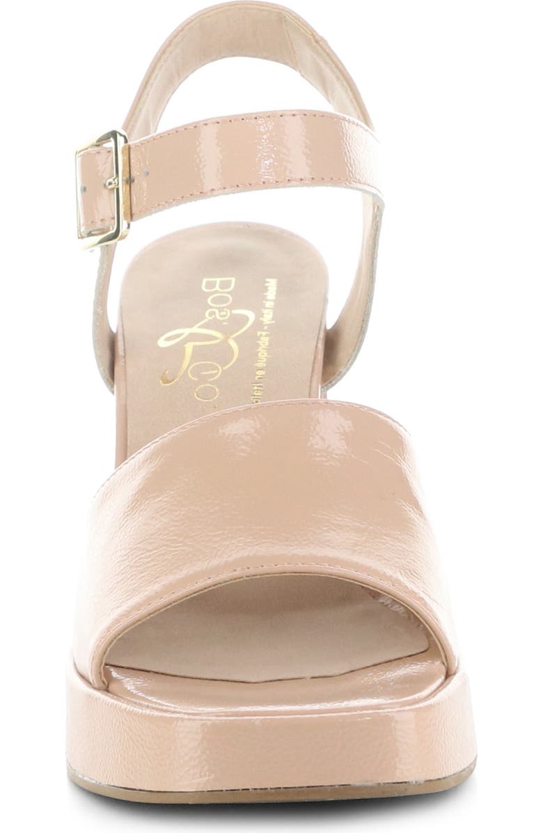 Bos. & Co. Finlee Ankle Strap Platform Sandal, Alternate, color, Beige