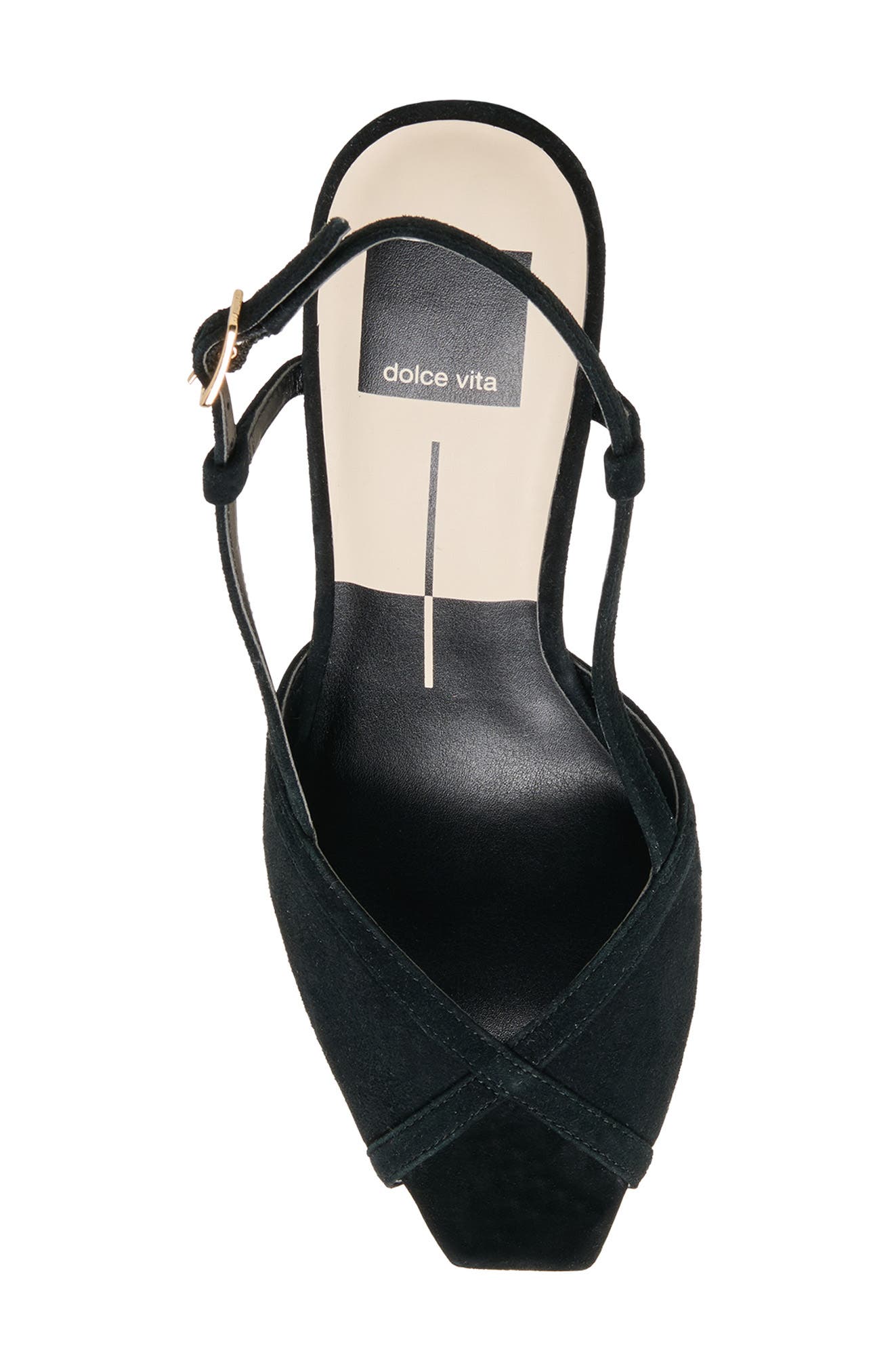Dolce Vita Sheri Slingback Sandal, Alternate, color, Onyx Suede