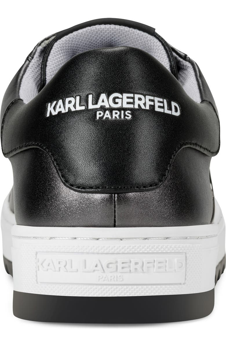 KARL LAGERFELD PARIS Matho Colorblock Sneaker, Alternate, color, Black/ Gunmetal