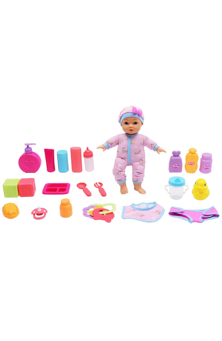 Dream Collection 12 Inch Baby Doll Starter Set 22 pieces, Ages 2+, Main, color, Multicolored