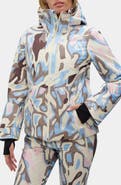 Halfdays Lawrence Waterproof Abstract Print Ski Jacket
