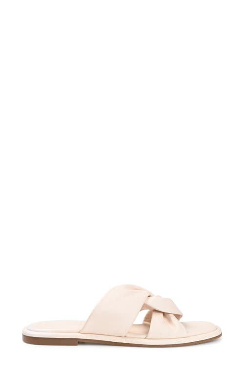 Journee Signature Kanndice Crisscross Slide Sandal In Beige