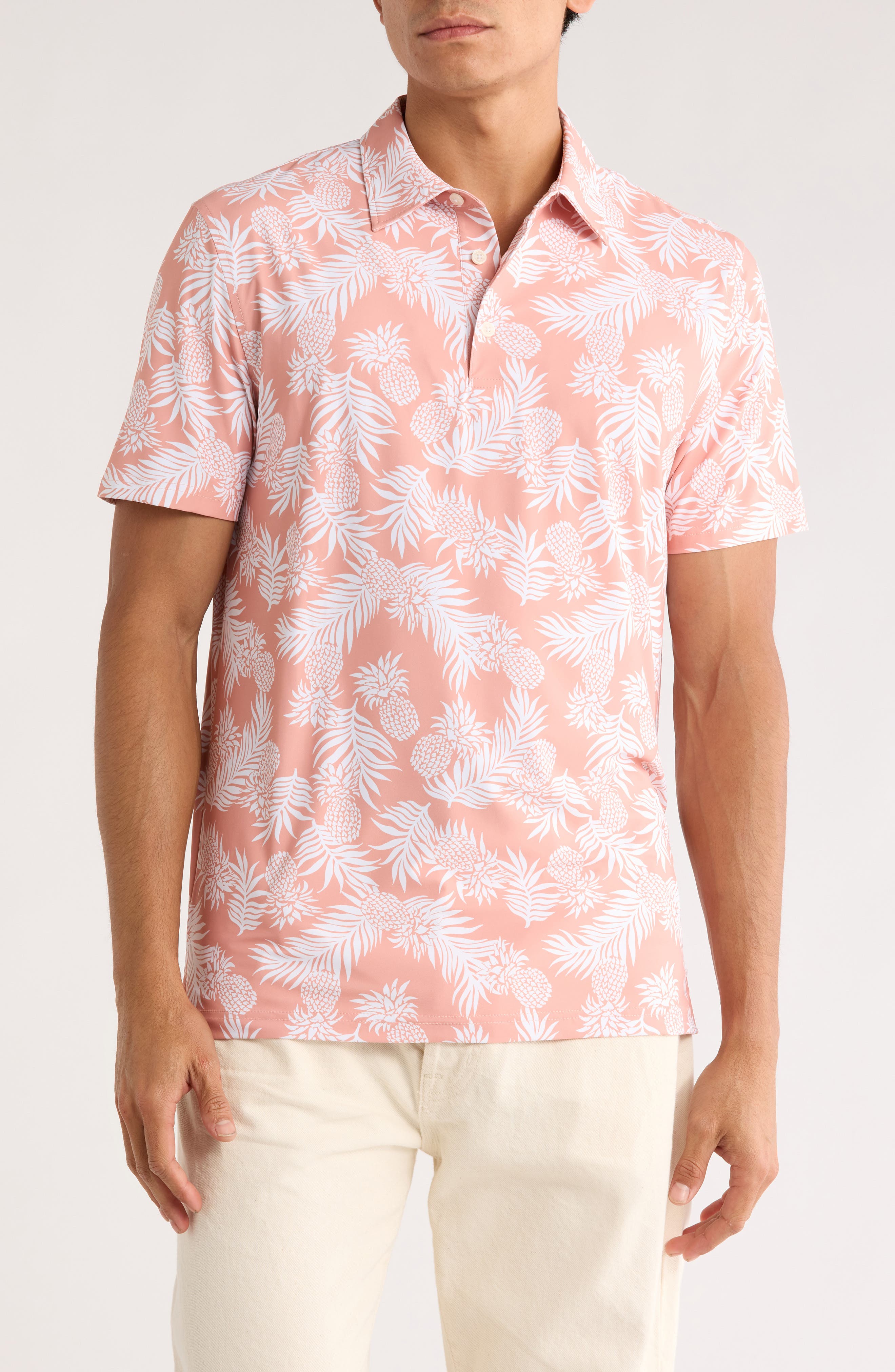 Reyn Spooner Pineapple Palm Polo