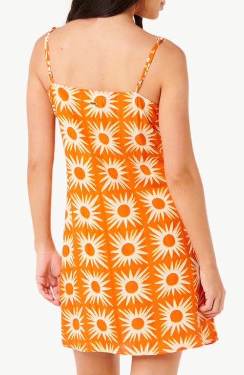 Rip Curl Sundrenched Slipdress In Orange