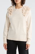 Democracy Ruffle Crewneck Sweater