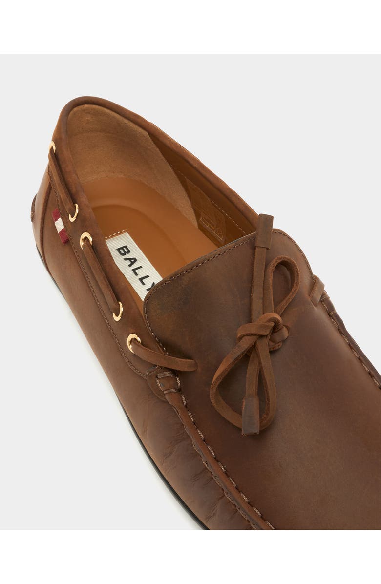 Bally Clay Driver in Nubuck, Alternate, color, Brown