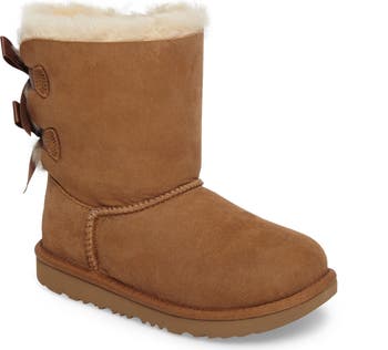 UGG Kids Bailey Bow II Water Resistant Genuine Shearling Boot Nordstrom