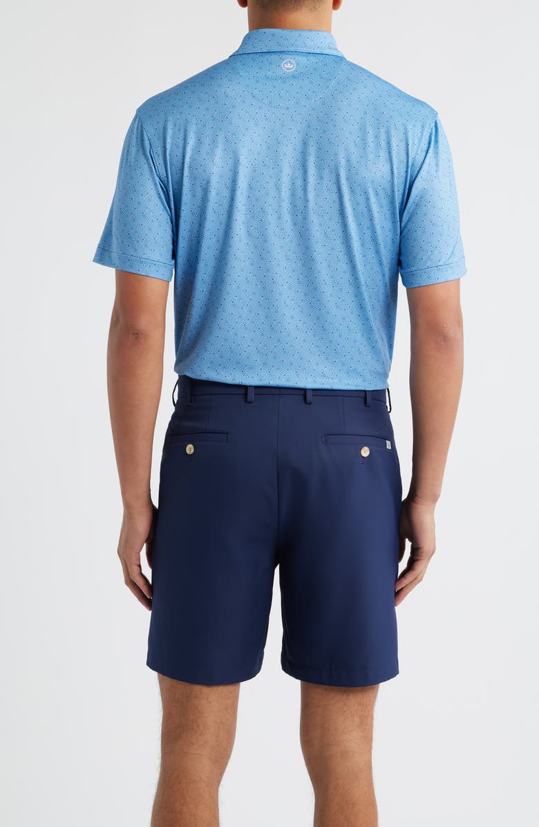 Peter Millar Costanzo Geo Performance Jersey Polo, Alternate, color, Evening Tide