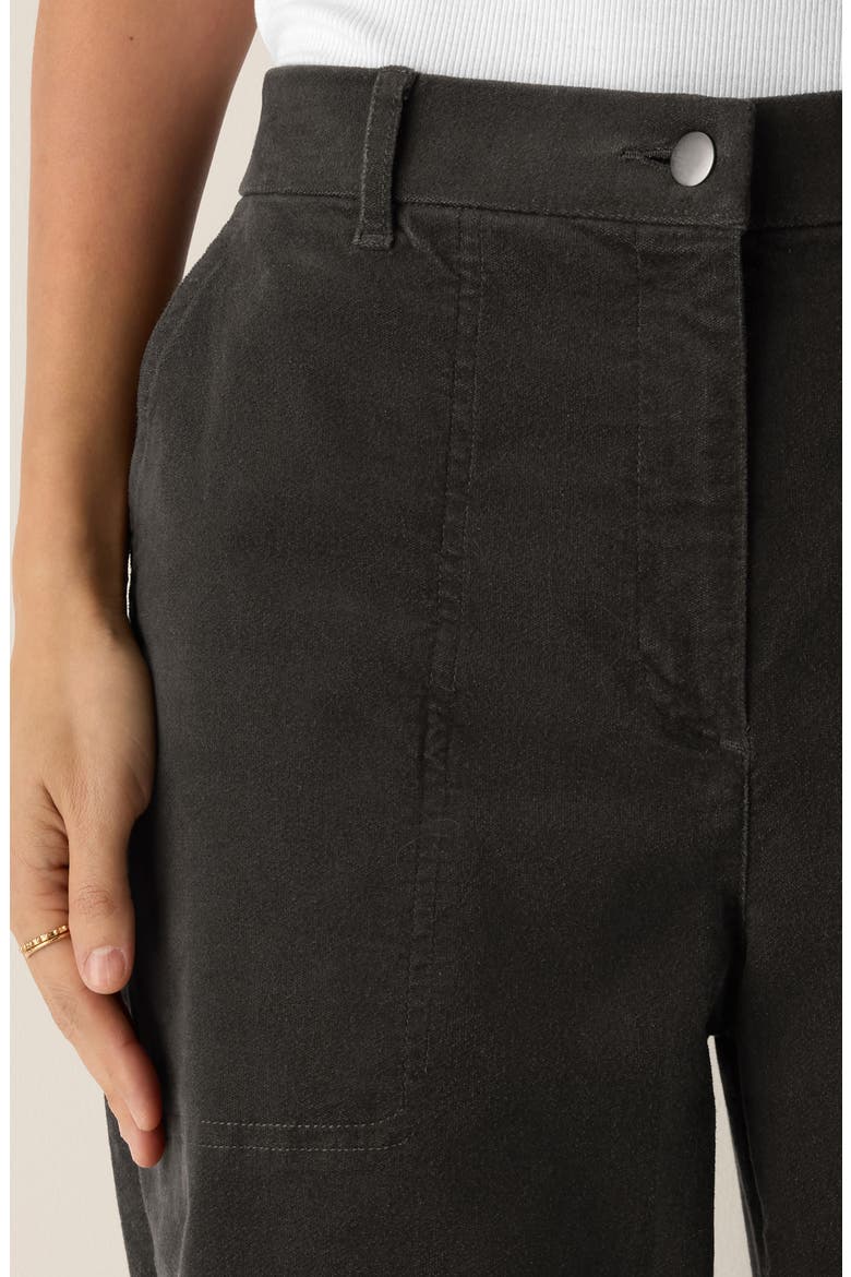Organic Cotton High Waist Ankle Arch Jeans, Alternate, color, SYLVAN