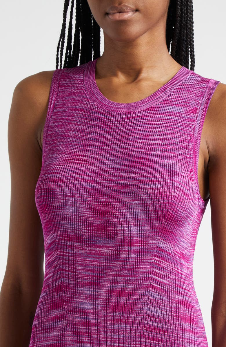 Ramy Brook Priscilla Space Dye Knit Dress, Alternate, color, Deep Lilac Knit