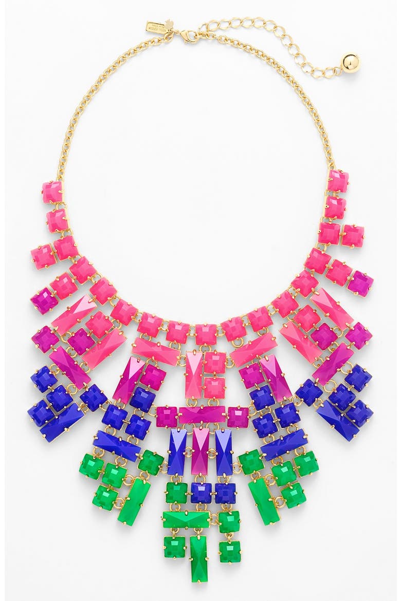 'skyline glow' bib necklace, Main, color, MULTI