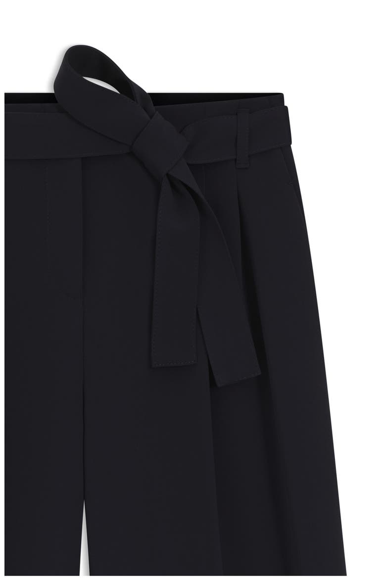 Tapiana Pleated Tie Waist Straight Leg Pants, Alternate, color, SKY CAPTAIN