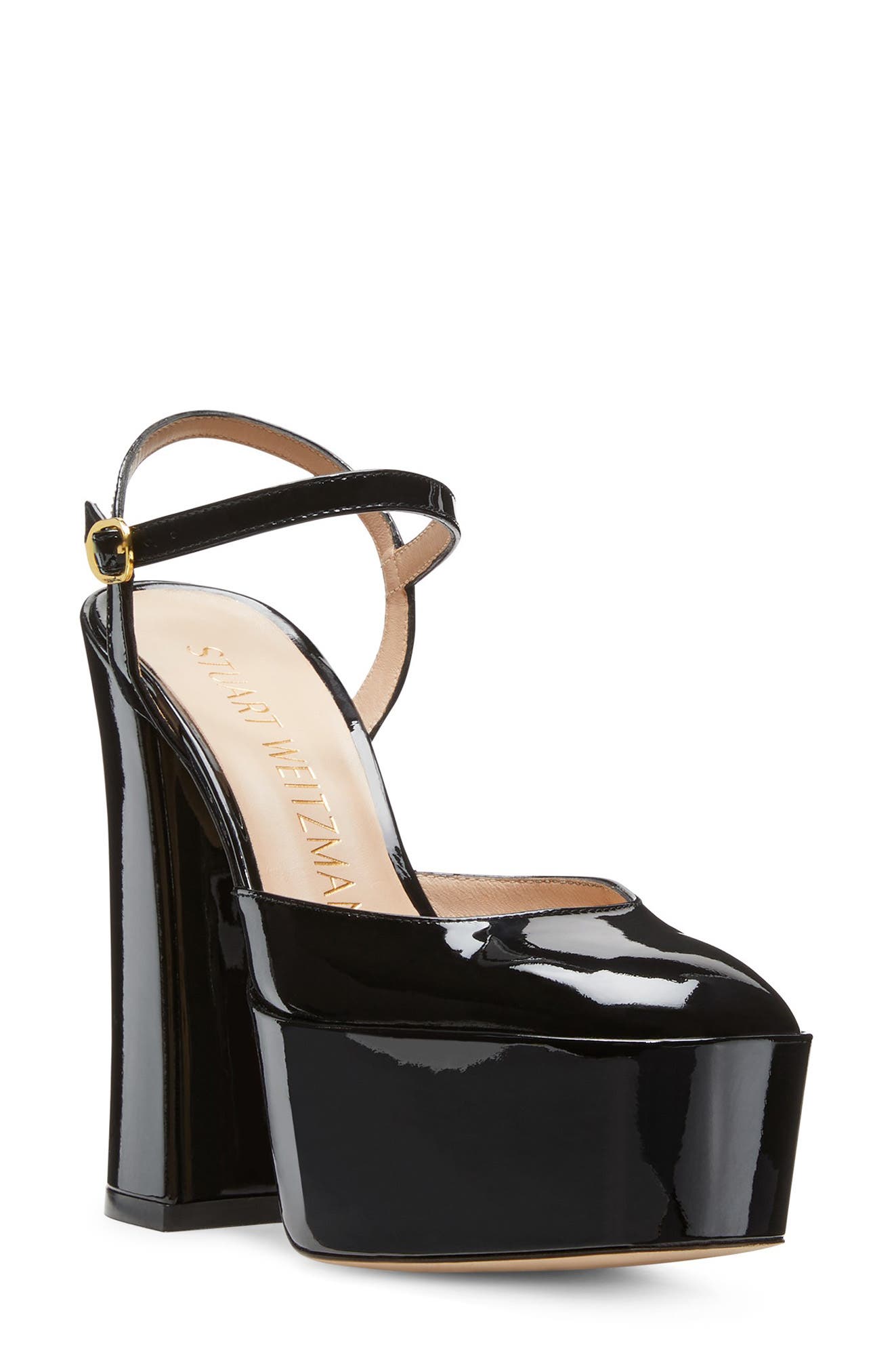 Stuart Weitzman Skyhigh 145 Platform Pump, Main, color, Black