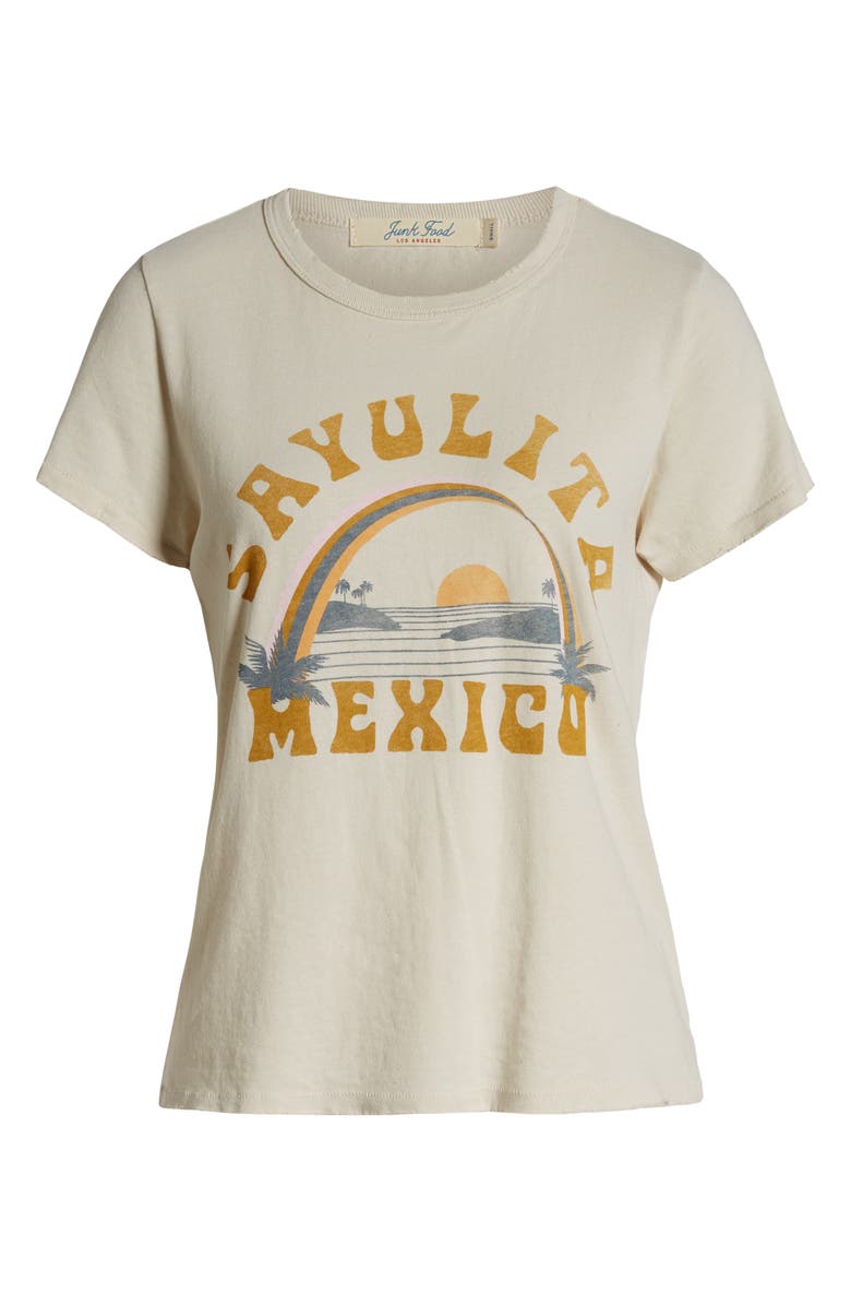 Junk Food Sayulita Mexico Graphic Tee, Alternate, color,