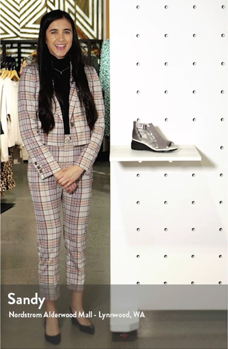 Naomi Perforated Wedge Sandal, sales video thumbnail