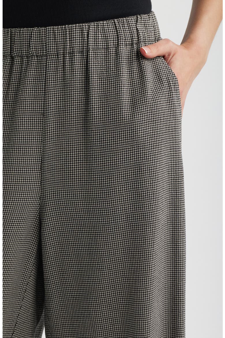 High Rise Wide Leg Ankle Pants, Alternate, color, CHALK