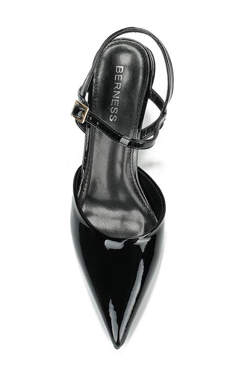 Berness Celine Ankle Strap Pump In Black
