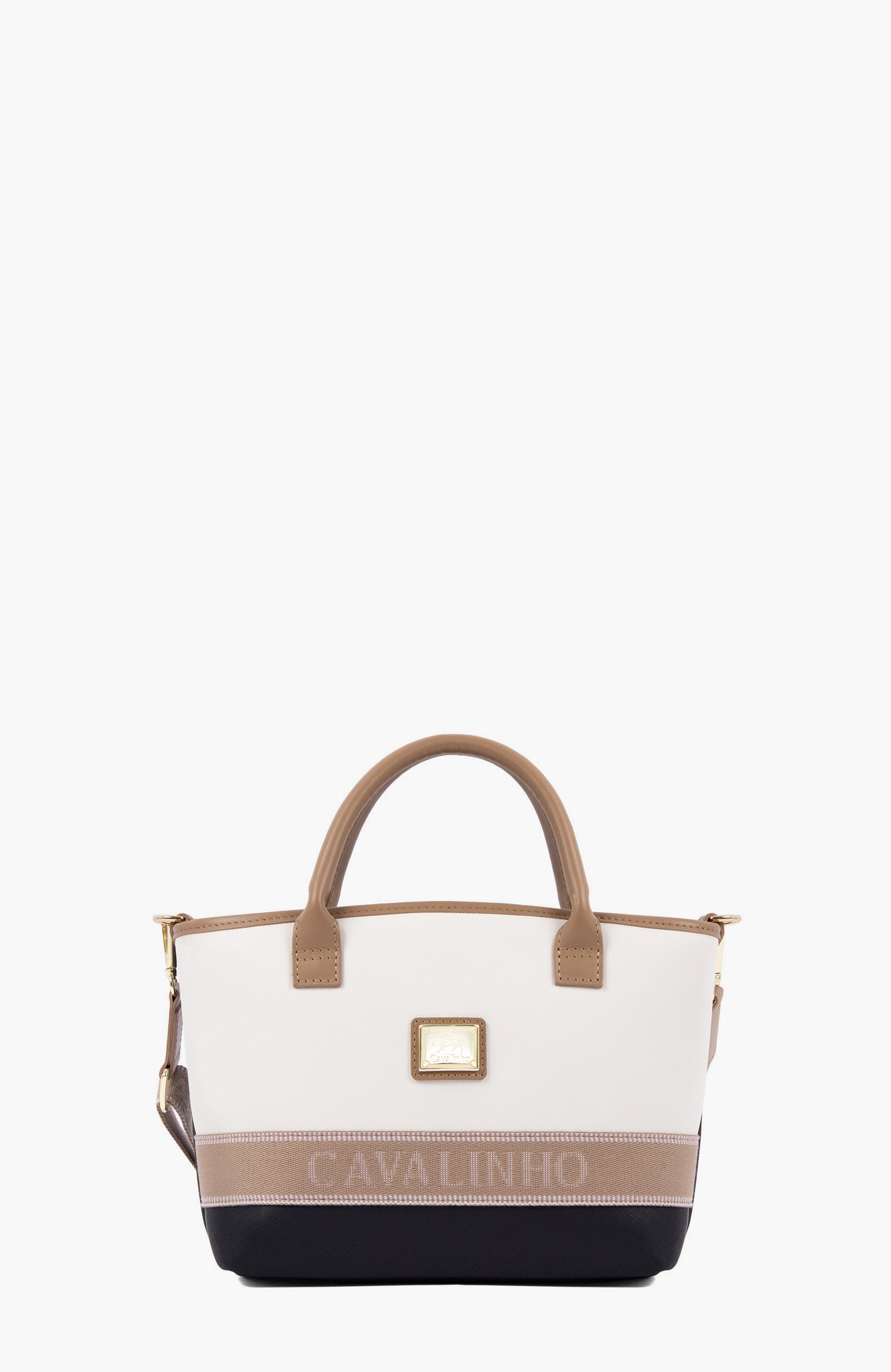 Only by Cavalinho 577 Mini Handbag, Main, color, Beige / White / Navy
