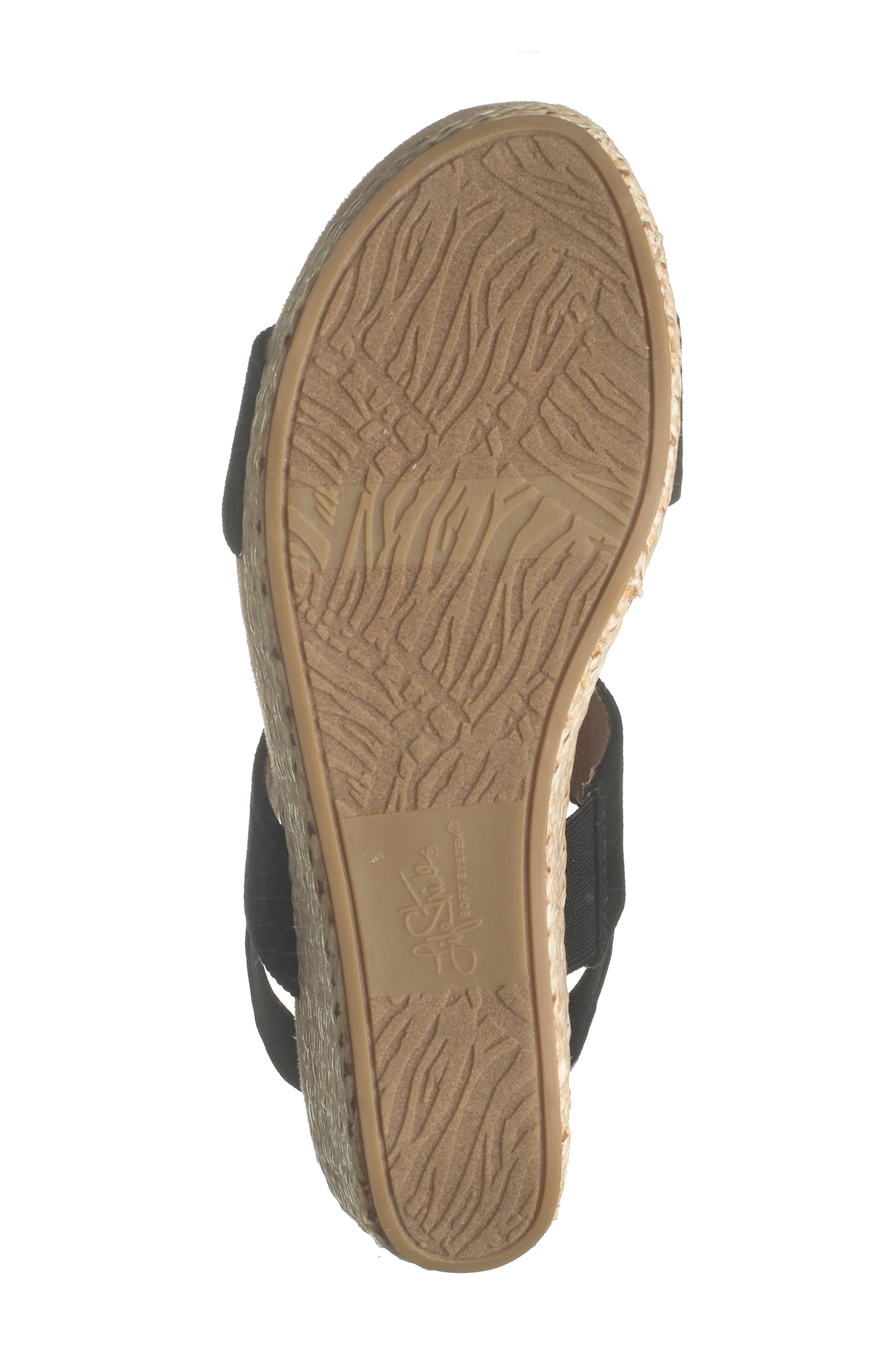 LifeStride Delta Wedge Sandal - Wide Width Available, Alternate, color, 