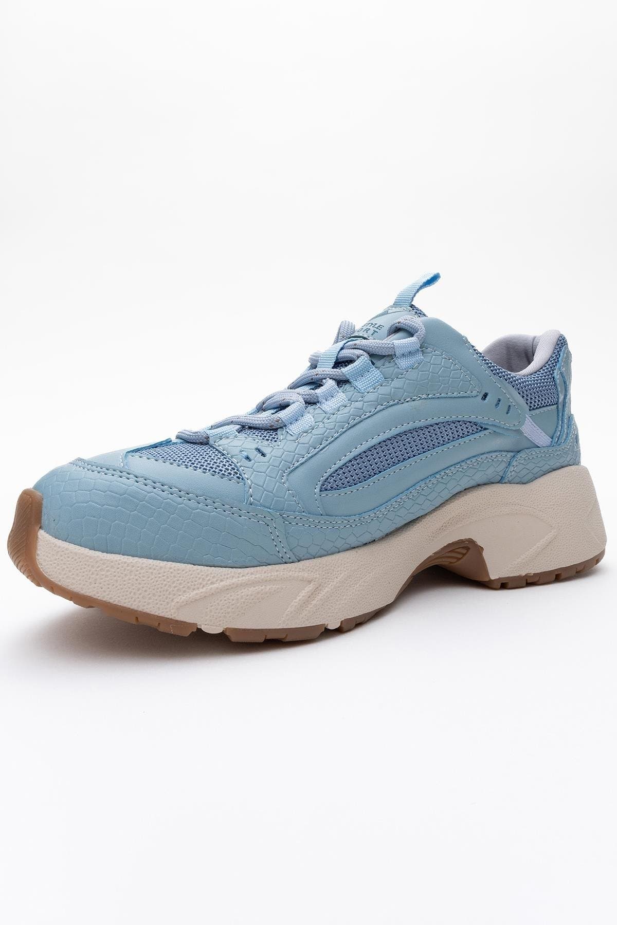 Bambi Printed Mesh Sneakers, Alternate, color, Blue Faux Leather