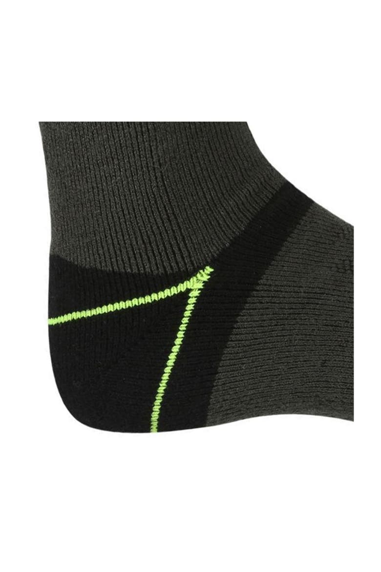 Blister Protection II Socks, Alternate, color, Black and Electric Lime
