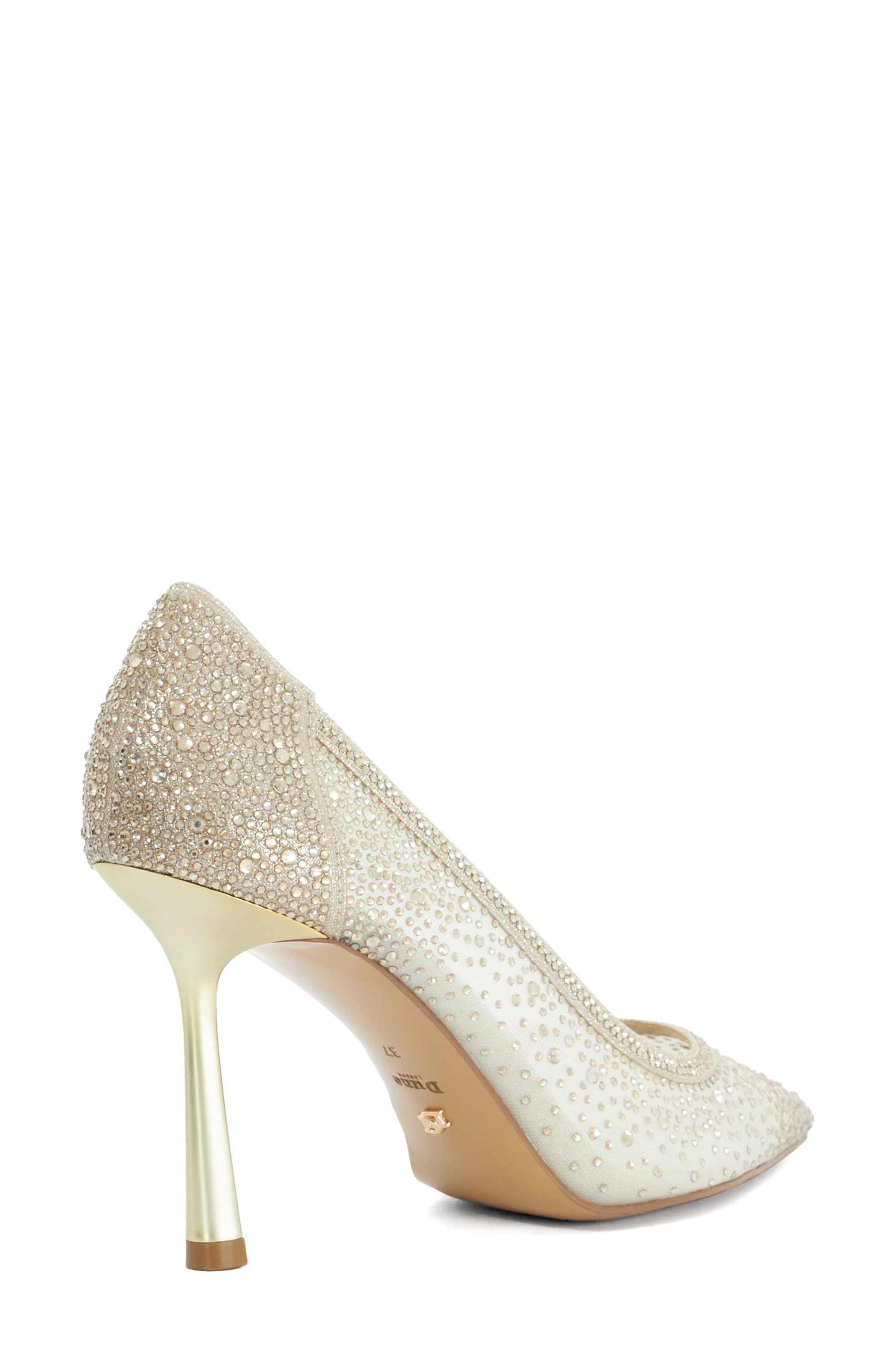 Cristelle Pointed Toe Pump, Alternate, color, GOLD