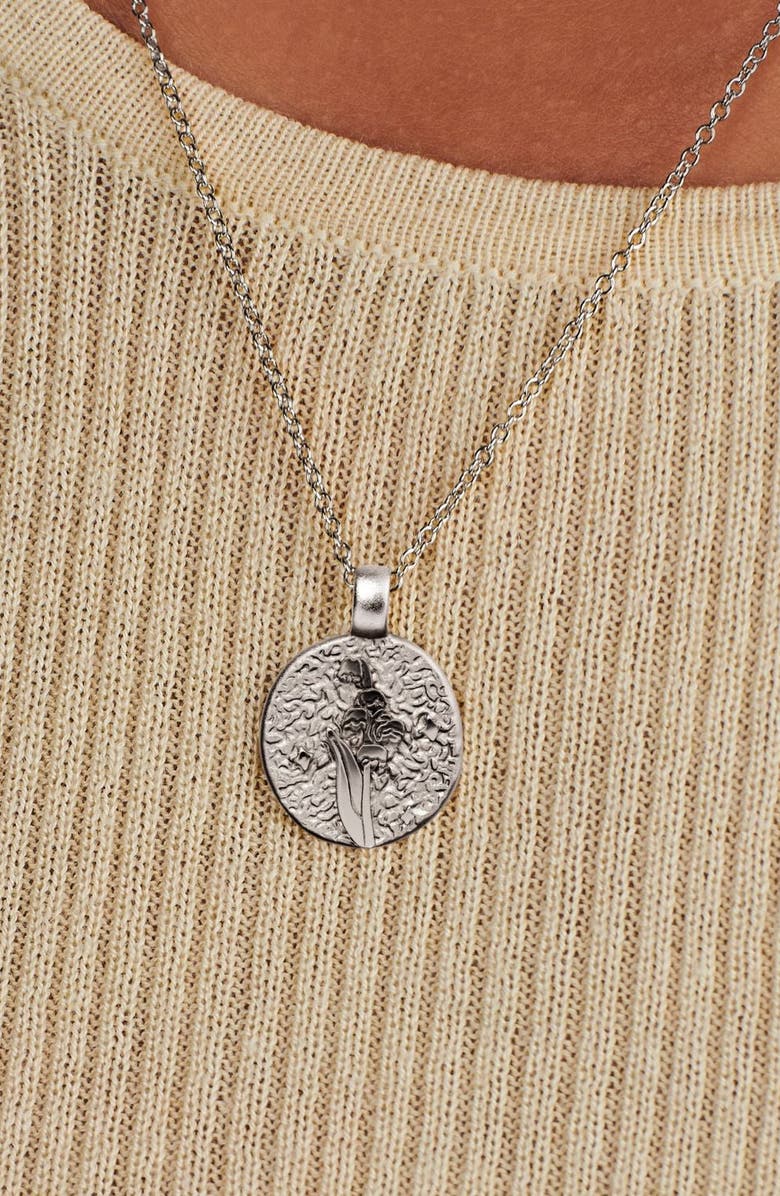 Little Sky Stone Silver Birth Flower Necklace, Alternate, color, Lily Of The Valley