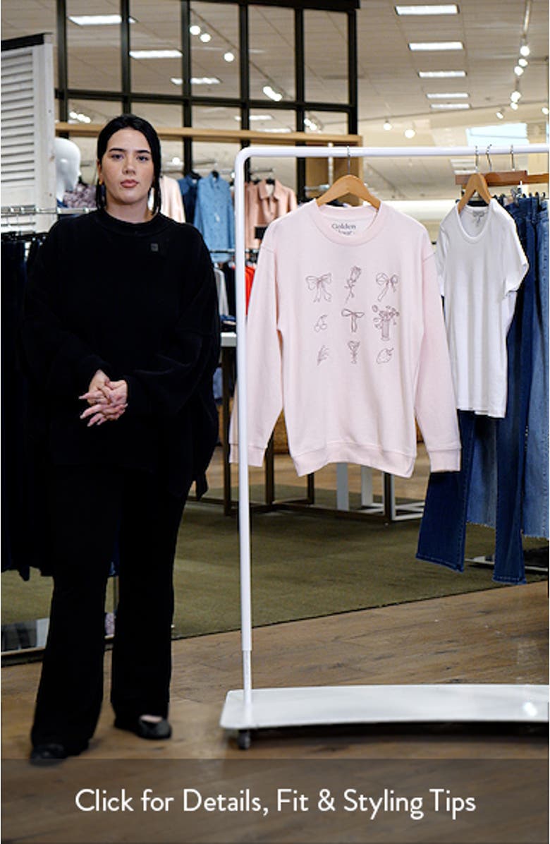 Embroidered Fleece Sweatshirt, sales video thumbnail