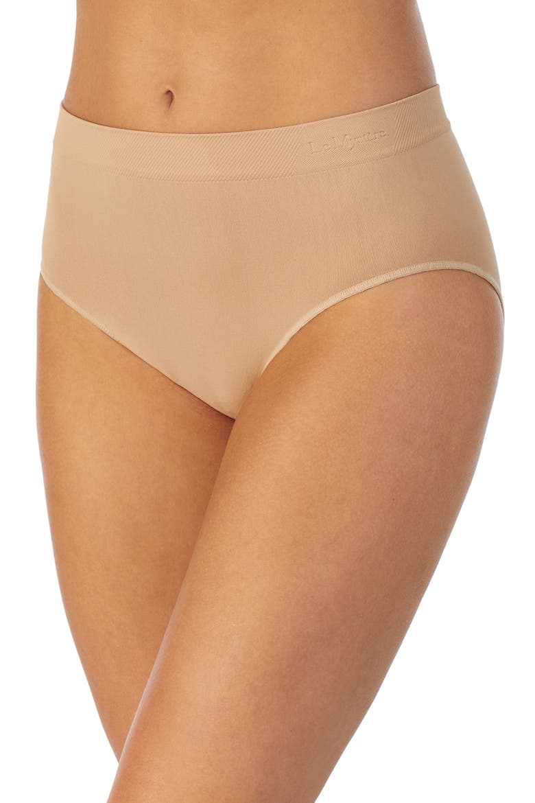 Seamless Comfort Briefs, Main, color, IVORY/ TAN PRINT
