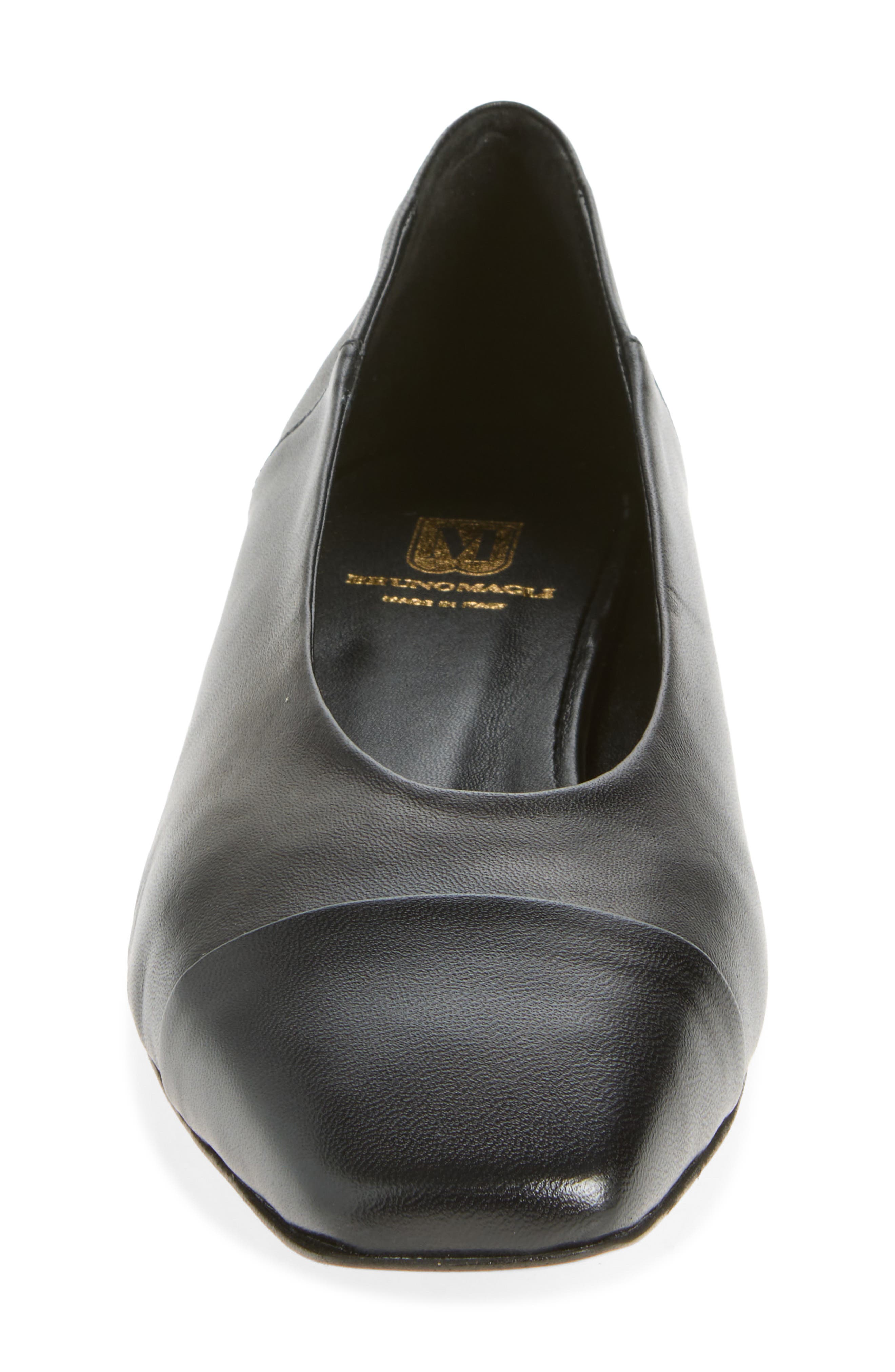 Parisa Flat, Alternate, color, BLACK LEATHER