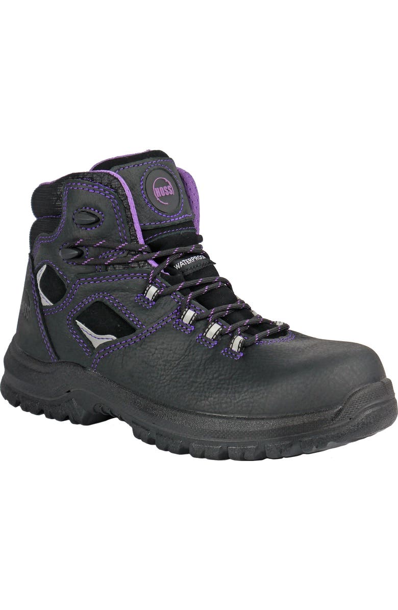 Hoss Boot Company HOSS Lacy Womens Composite Toe Work Boot, Main, color, Black