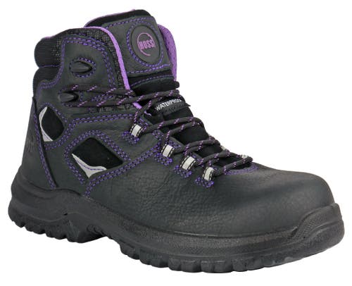 Hoss Boot Company HOSS Lacy Womens Composite Toe Work Boot in Black at Nordstrom, Size 5