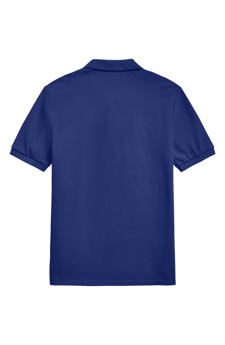 Polo Ralph Lauren Kids' Solid Cotton Piqué Knit Polo, Alternate, color, Blue