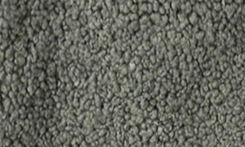 Quincy Mae Reversible Fleece Romper In Gray