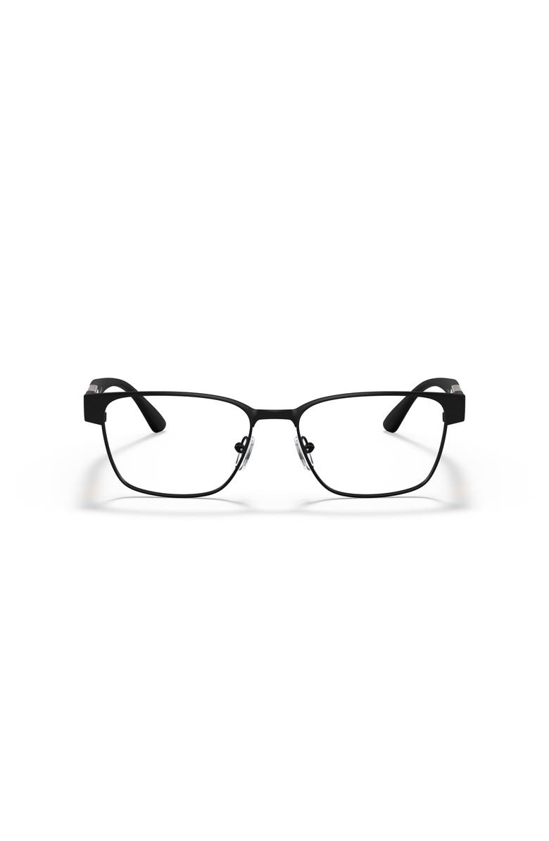 Armani Exchange 55mm Rectangle optical glasses, Alternate, color, Black