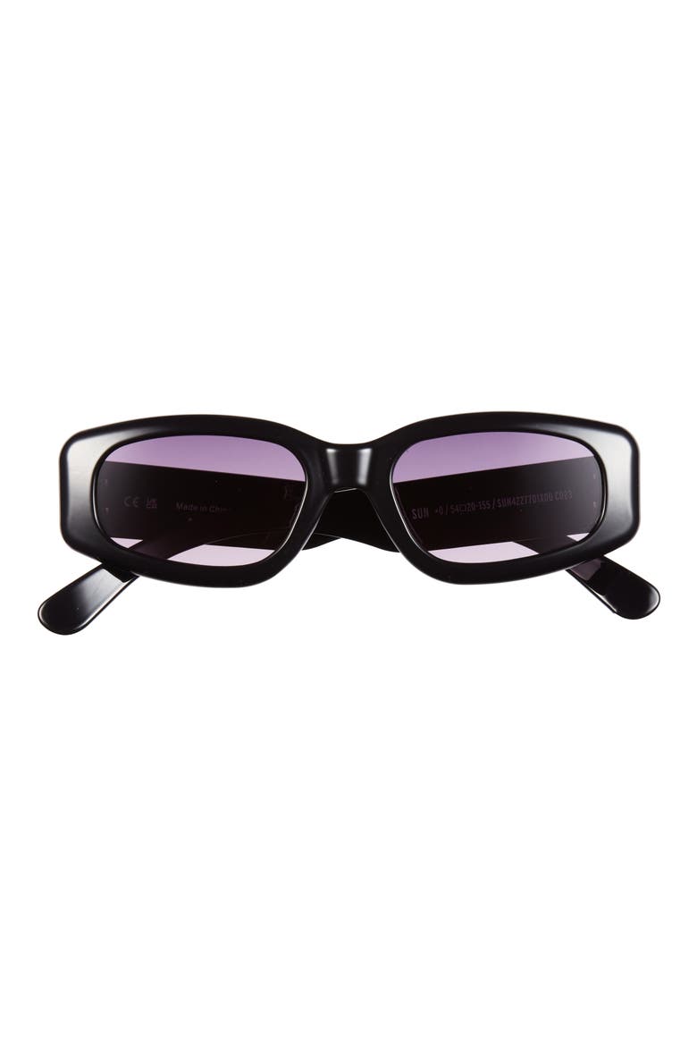 Rectangular Sunglasses, Alternate, color, VIOLET VORTEX