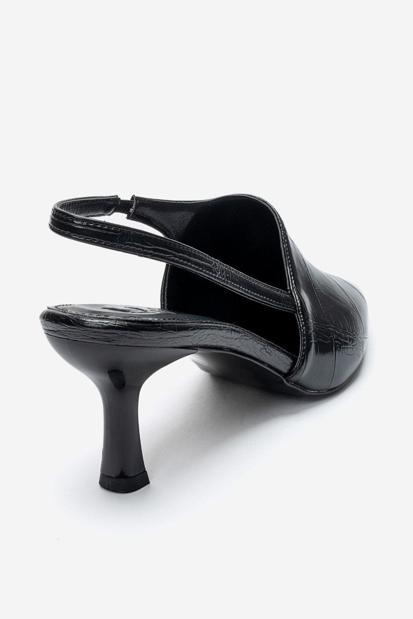Yarel Stiletto Slingback Pump, Alternate, color, Black Print