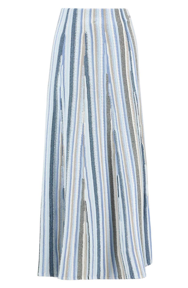 Barbour Josie Pointelle Knit Maxi Skirt, Alternate, color, Blue Multi