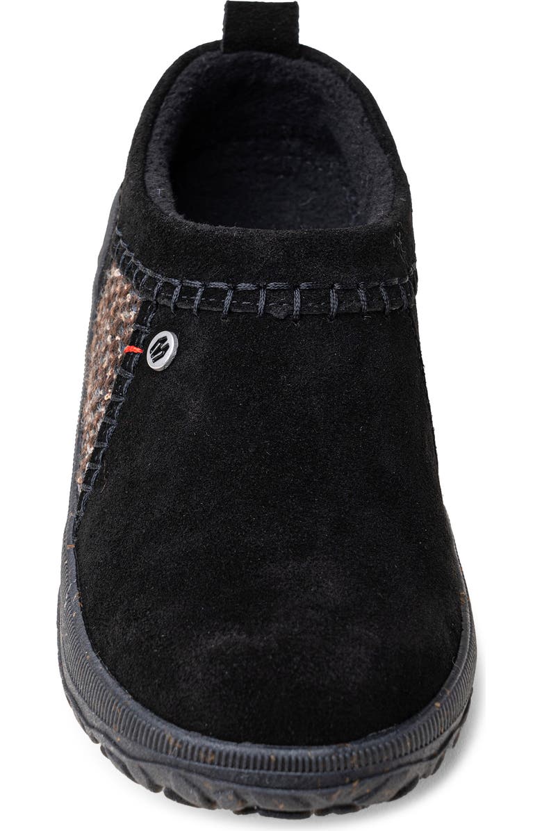 Minnetonka Tamarra Fleece Lined Slipper, Alternate, color, Black