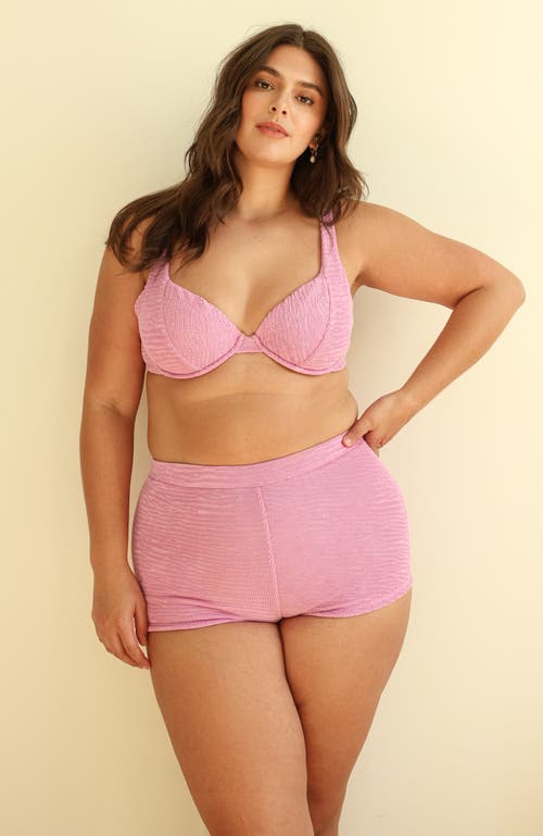 Dippin Daisys Farrah Elastic Waist Booty Short In Bloom