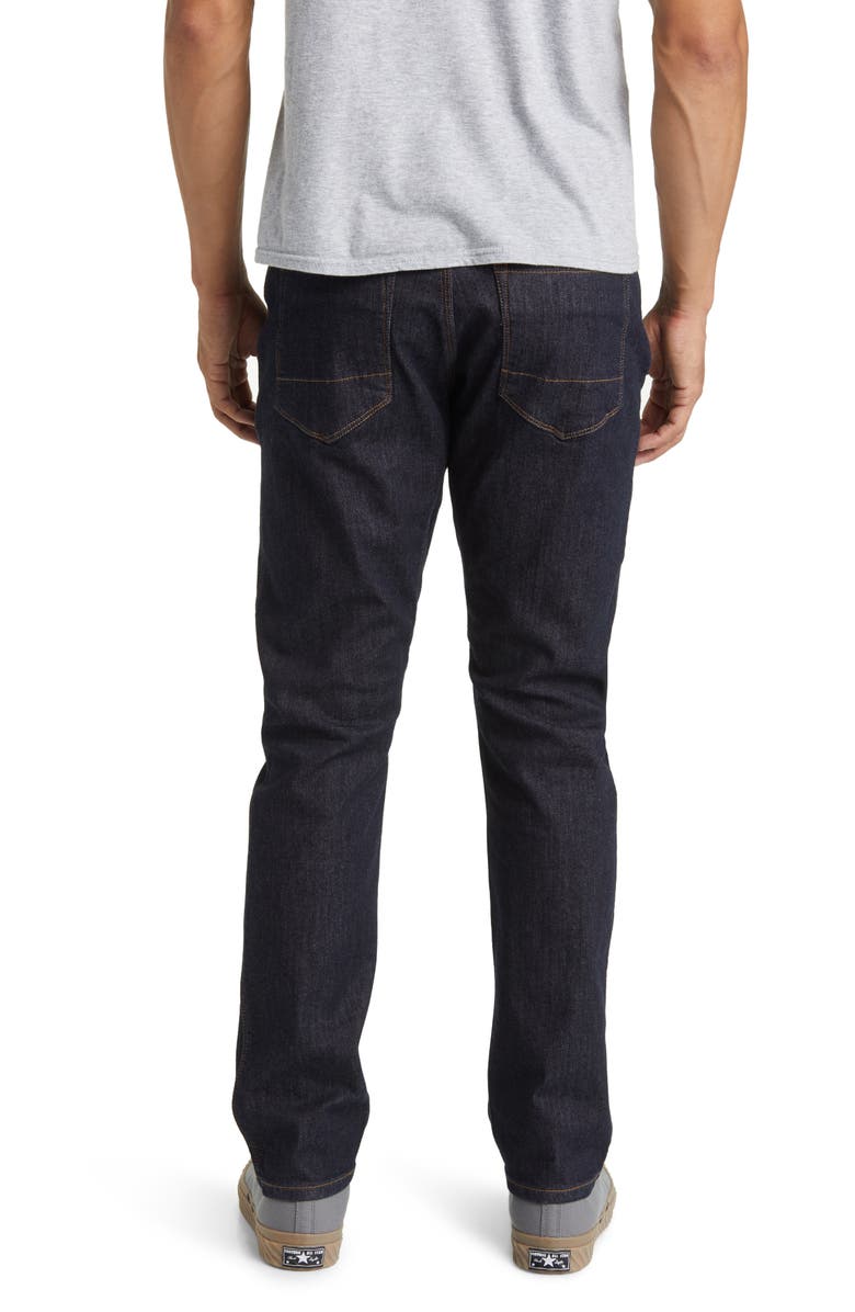 DUER Fireside Relaxed Tapered Fleece Lined Denim Jeans, Alternate, color,