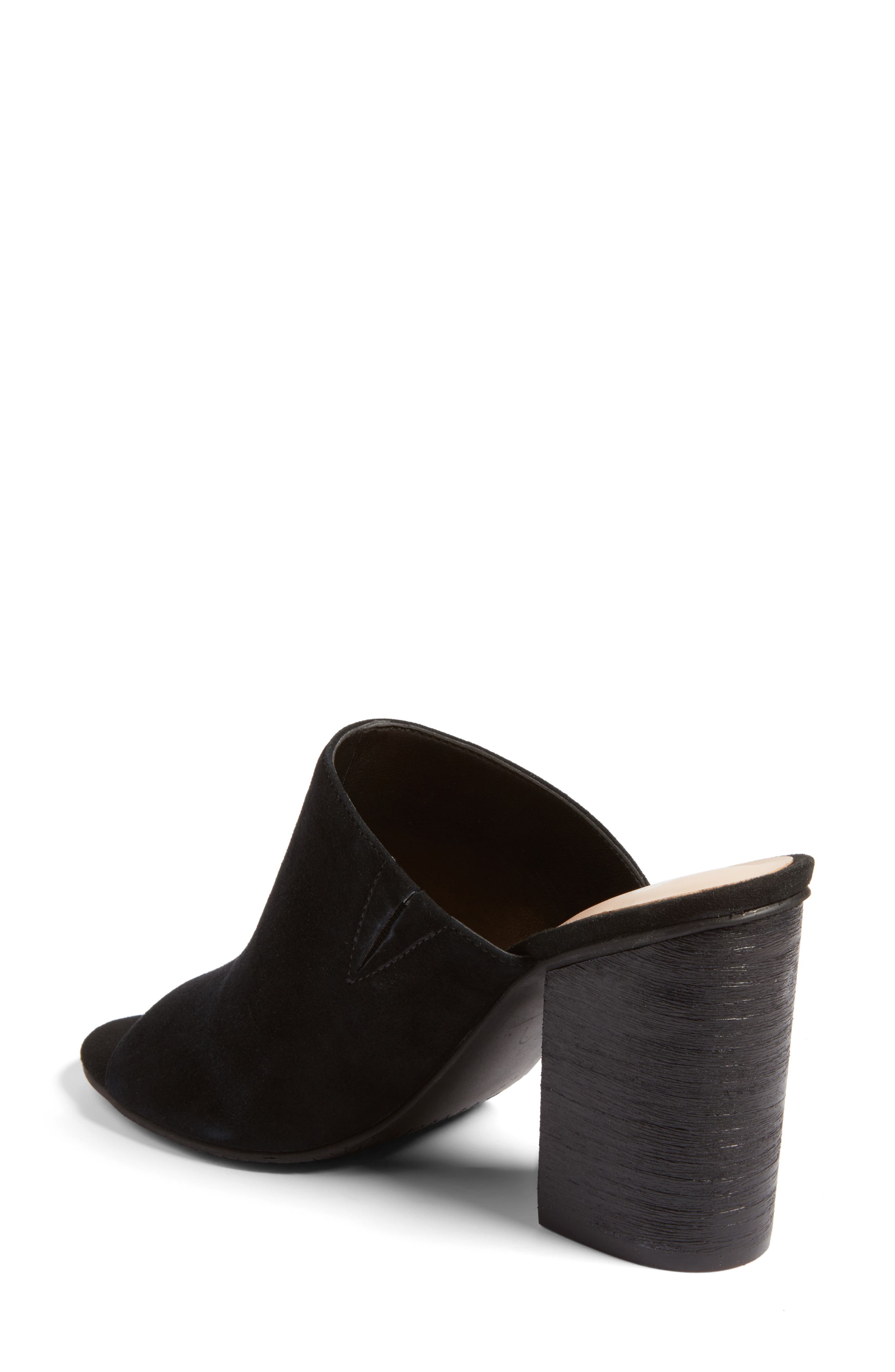 Tale 2 Mule, Alternate, color, BLACK SUEDE