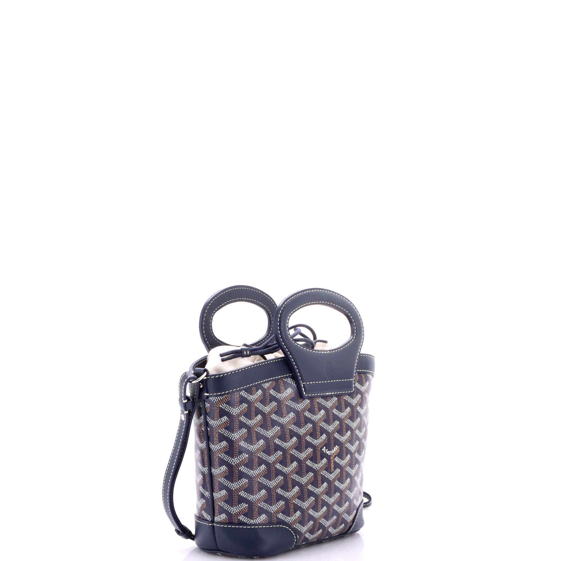 Pre-Owned Goyard Beluga Bag Coated Canvas Mini, Alternate, color, Blue