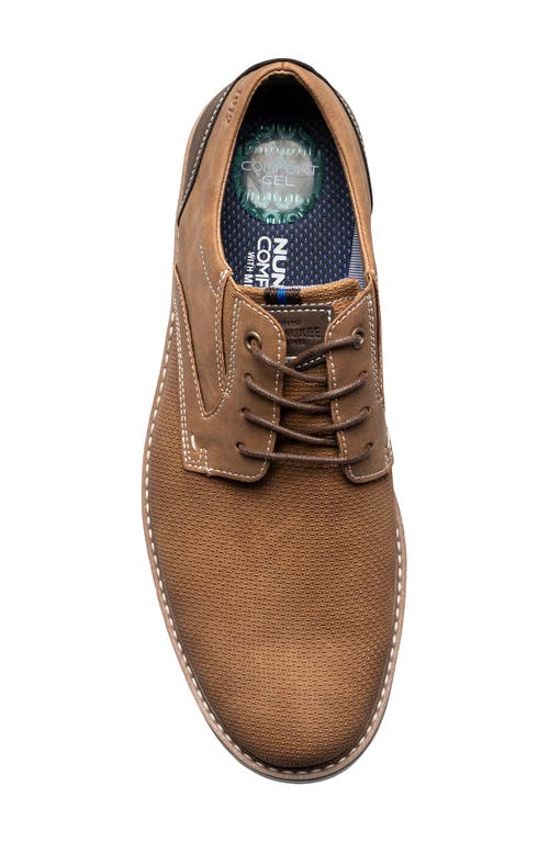 Nunn Bush Cadet Plain Toe Oxford In Tan Multi