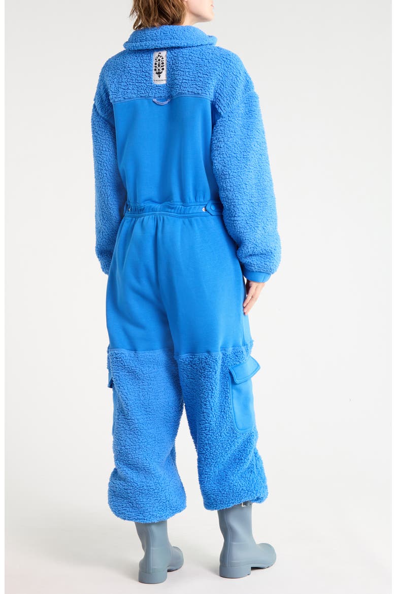 Salopette Fleece Coveralls, Alternate, color, RIVIERA BLUE
