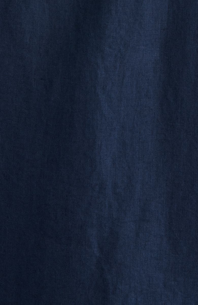 Nordstrom Linen Shirt Jacket, Alternate, color, Navy Blazer