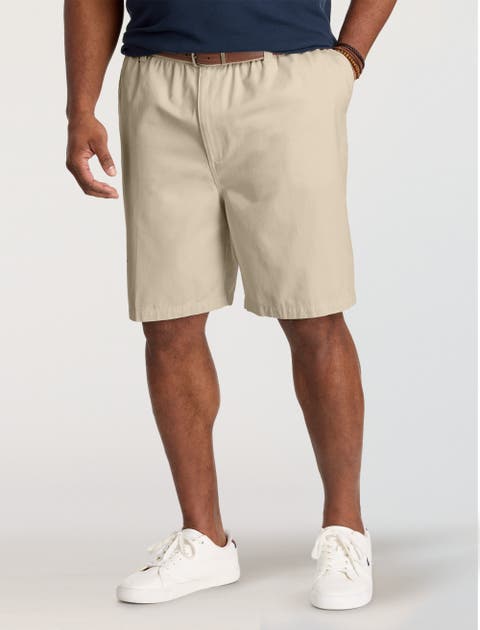 Big & Tall Elastic-waist Shorts