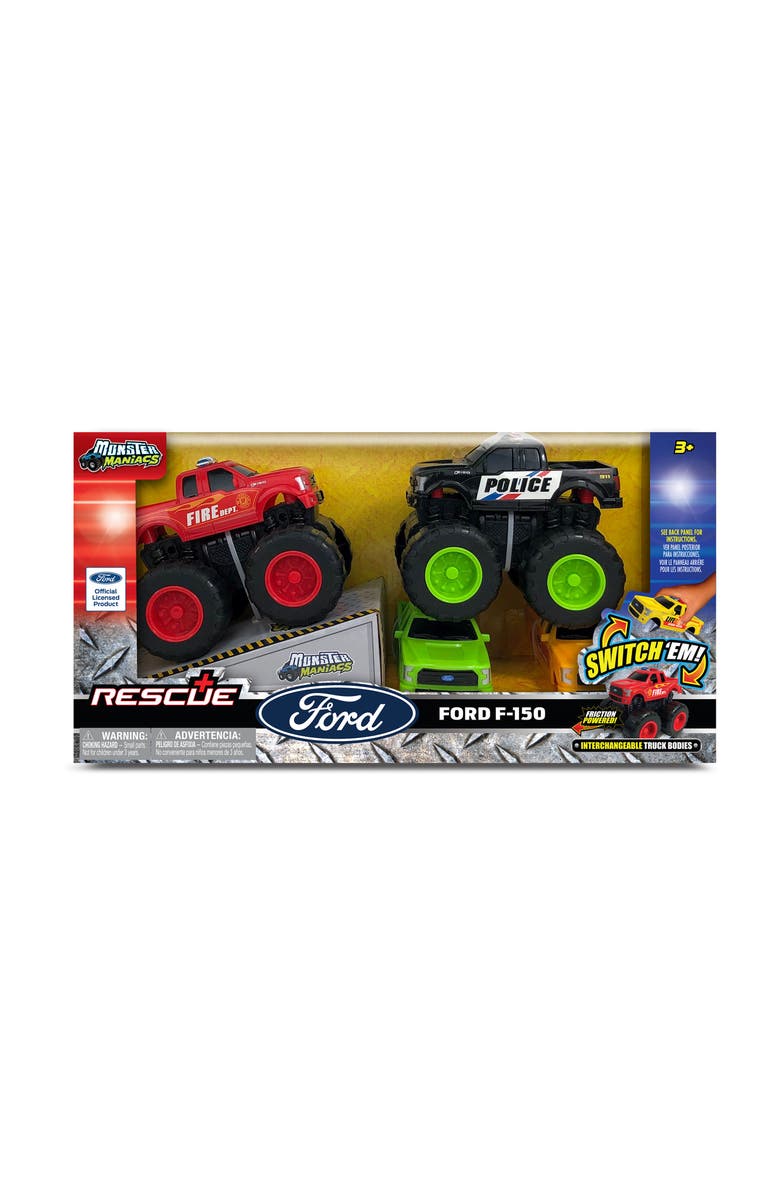 JAM'N Products Ford F150 Friction Switch'Em Rescue Toy, 3+, Alternate, color, Multicolored
