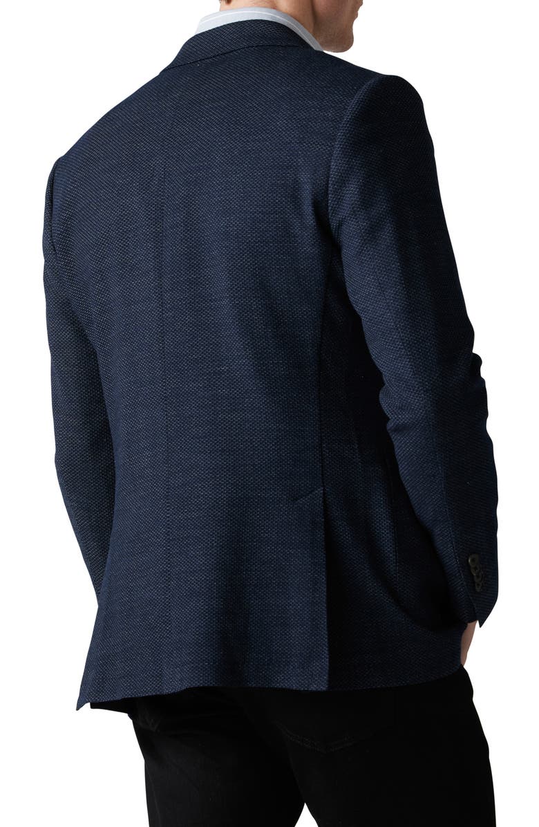 Rodd & Gunn Haldon Regular Fit Stretch Wool & Cotton Sport Coat, Alternate, color, Midnight